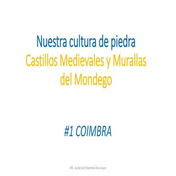 #1. Coimbra, Espanhol