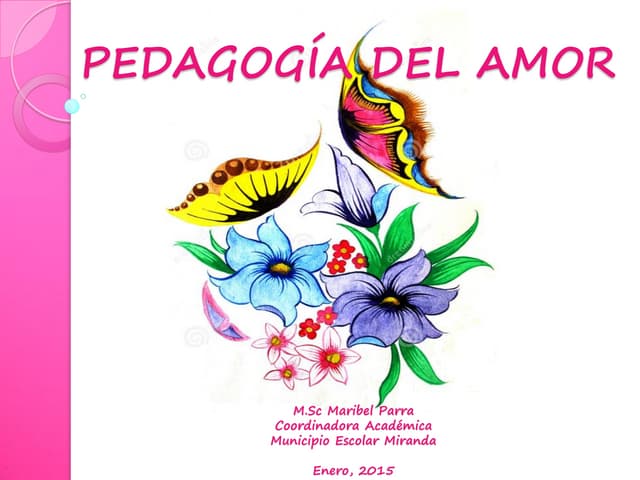 Pedagogía del amor 