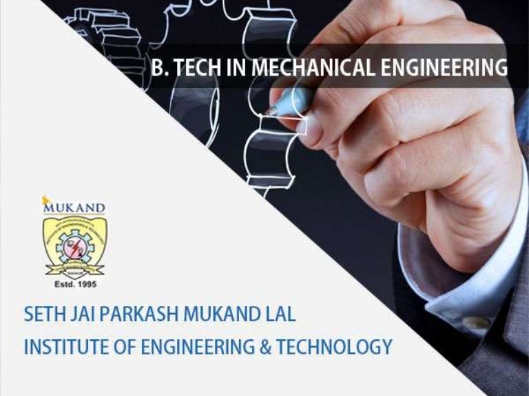 B.Tech in Mechanical Engineering