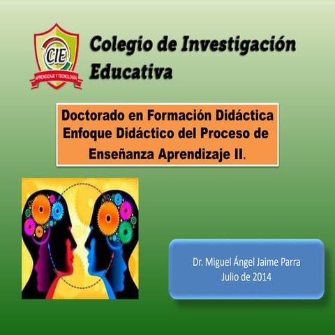 1.1 presentación enseñar y aprender, dos caras de la misma moneda