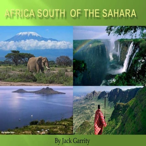 Geography Africa South of the Sahara