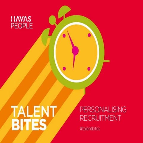 Personalising Recruitment - Rachel Humpherson - Personalising Profiles = Prof...