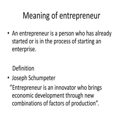 1. entrepreneur & entreprenurship