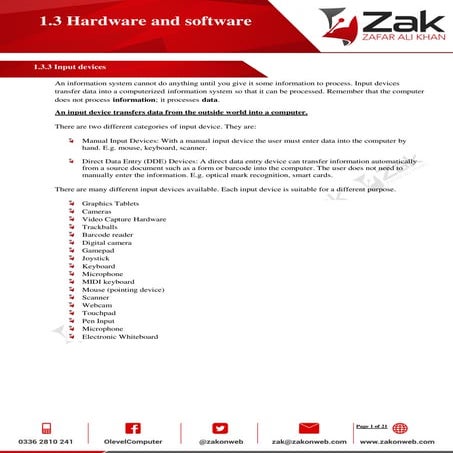 input devices By ZAK