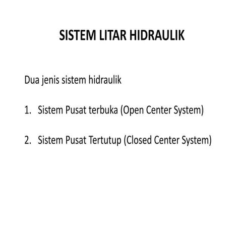 1.sistem litar hidraulik