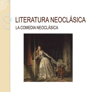 1. literatura neoclásica