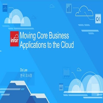 Moving Core Business to the Cloud -이덕성 대표 :: AWS 파트너 테크시프트 세미나  Moving Core B...