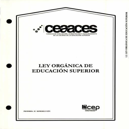 Sistema de educación superior ecuador | PDF