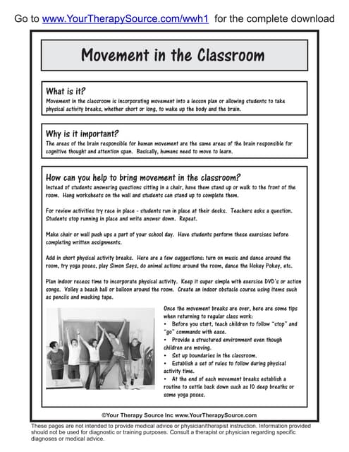 Movement and learning