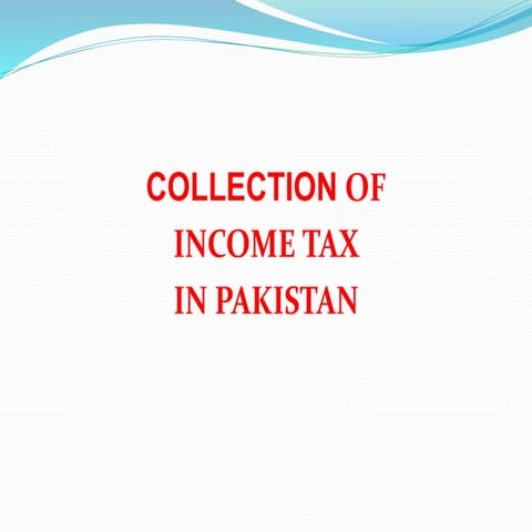 Income tax in pakistan