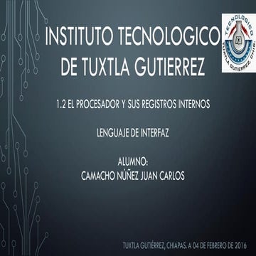 1.2. El procesador y sus registros internos