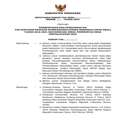 1. sk tim penyusun rpjm des