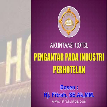 Materi kuliah Akuntansi Hotel