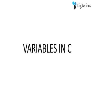 1.2 variables in c | PDF