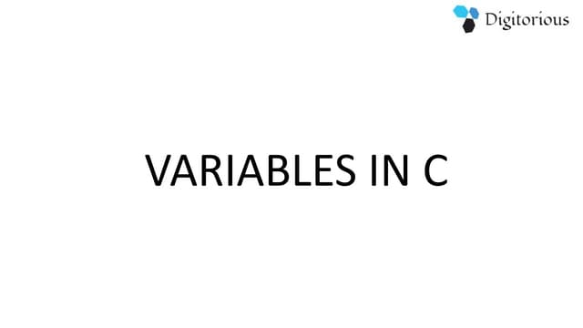 1.2 variables in c | PDF