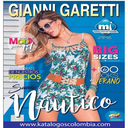 Catálogo Gianni Garetti - Campañas 09 - 10 / 2016