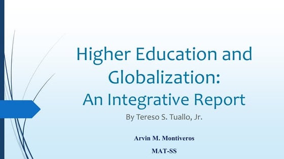Globalization and education | PPT