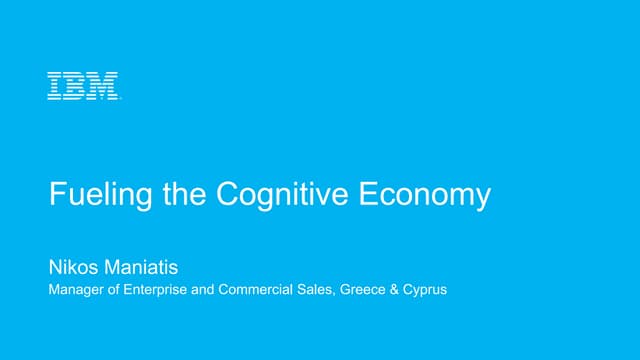 1.0 nikos maniatis presentation