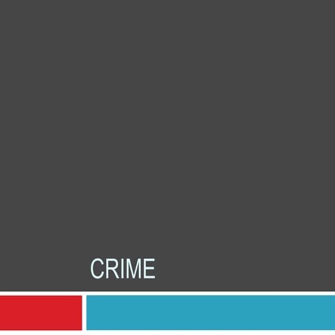 1.1 what is crime