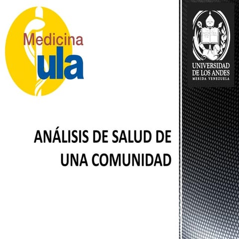 Análisis de salud de una comunidad