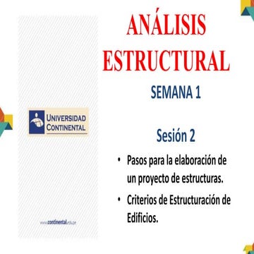 1. estructuracion y predimensionamiento