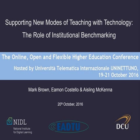 Supporting New Modes of Teaching with Technology: The Role of Institutional B...