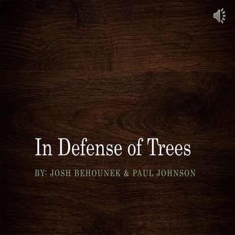 In Defense of Trees