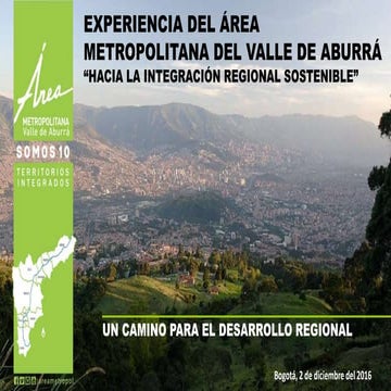 Presentación Área Metropolitana del Valle de Aburrá