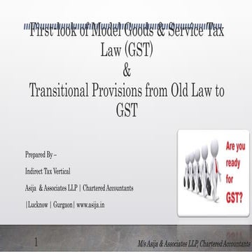 GST and transition provisions