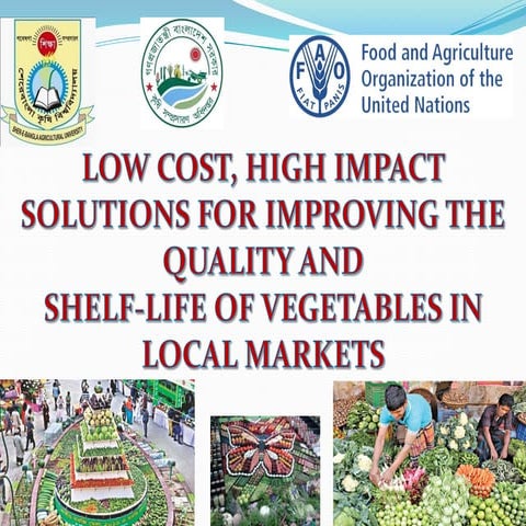 1. Reducing post harvest losses of cauliflower