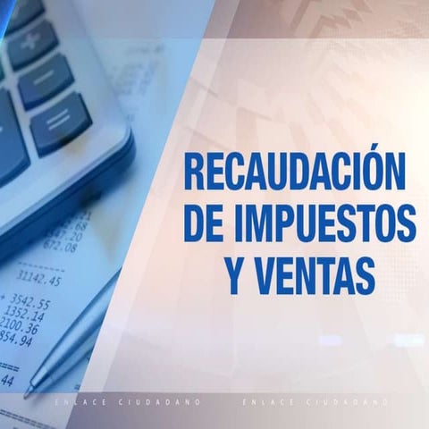 EC 513: Recaudaciones y Ventas