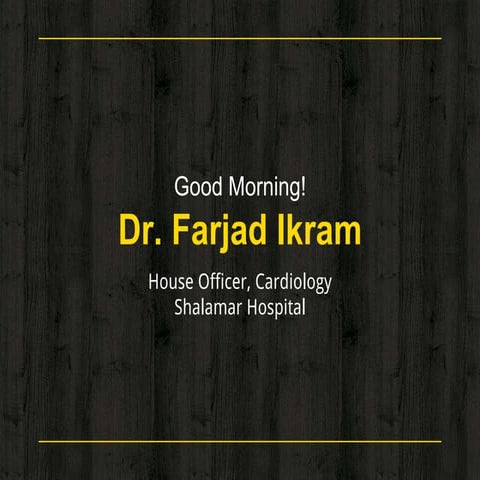 Cardiology 1.3. Syncope - by Dr. Farjad Ikram