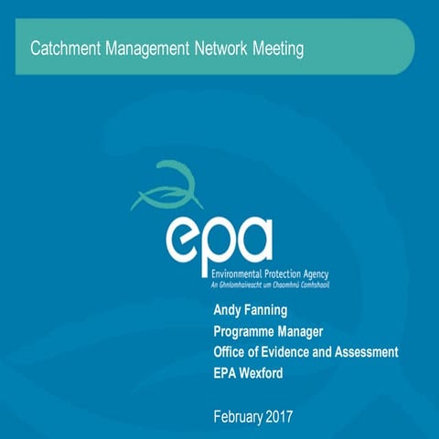 1. Opening Remarks - Andy Fanning