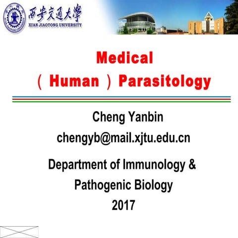 1.general introduction to medical parasitology