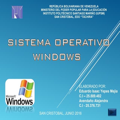 presentacion de windows