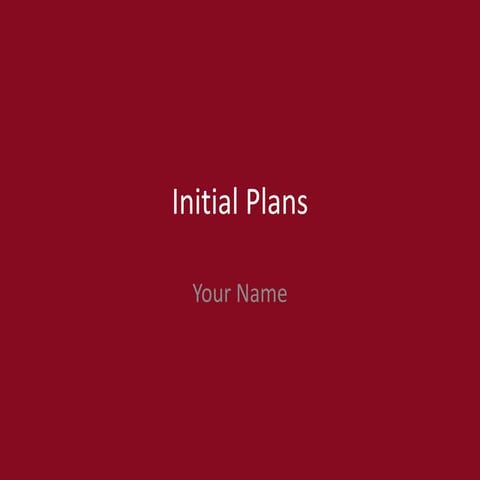 1. initial plans(gaming)