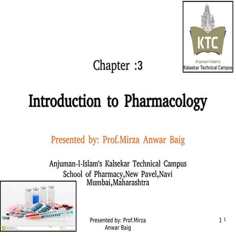 1.introduction to pharmacology