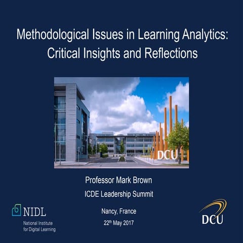 Methodological Issues in Learning Analytics: Critical Insights and Reflections