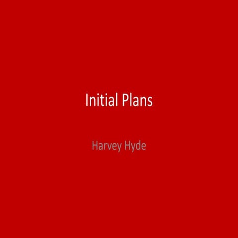 1.Initial Plans