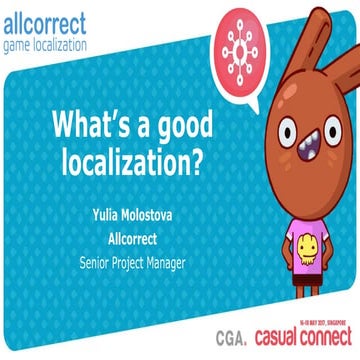 What is Good Localization? | Yulia Molostova