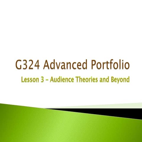 1.3 g324 advanced portfolio