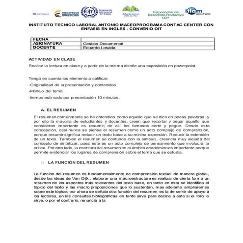 1.GESTION DOCUMENTAL resumen