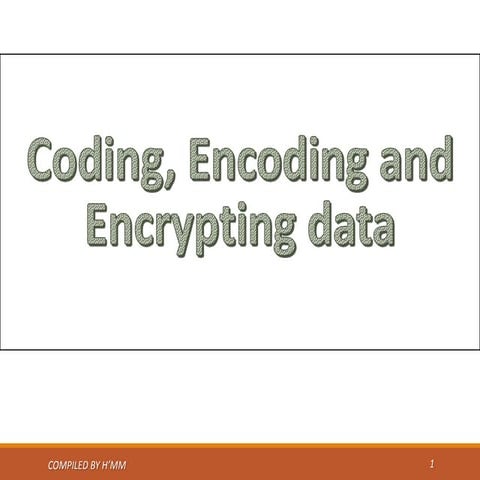 1.04 coding of data | PPT