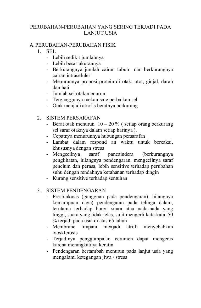 Fisiologi Manula Fisiologi Manula