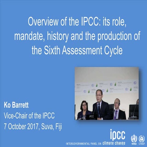 Overview of the IPCC Activities | PDF