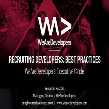 Benjamin Ruschin: The Worst Mistakes of Tech Employers: Action Points For You...