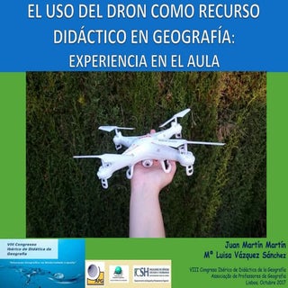 El uso del dron (drone) como recurs...