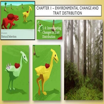 Investigating Changes In Trait Distribution