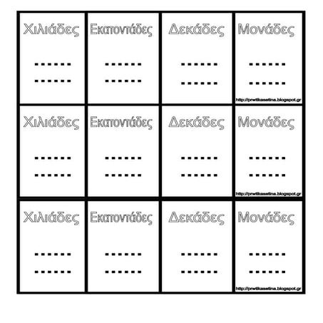 Οι αριθμοί μέχρι το 3.000