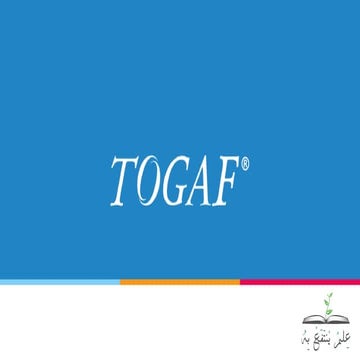 Togaf 9.1 Introduction